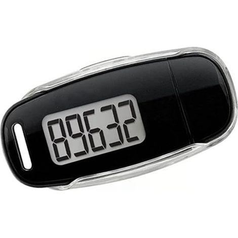 Compteur De Pas Simple, Podomètre 3D De Marche avec Batterie Rechargeable, Moniteur De Fitness Précis, Podomètre Numérique Noir Lecture Précise (1/5)