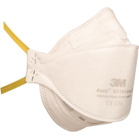 Masque à poussière fine Aura 9310+ Generation 3 FFP1 (Par 20)
