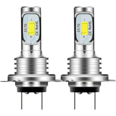 Ampoules Led H7 - 6000 K - Projecteur Voiture - Étanche - 2 Pièces (1/4)