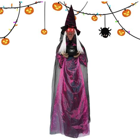 Witch Decor Schreiender Garten für Halloween Horror Figur