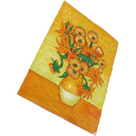 Tableau Toile Texturé 3D Tournesol Décoratif Mur Art Impression 90x60cm (1/5)