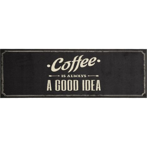 Maison Exclusive - Küchenteppich Waschbar Kaffee 60x180 cm Samt (1/5)