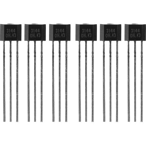 Lot de 10 capteurs à effet Hall A3144 3144E OH3144E, boîtier SIP 3 broches TO-92UA (1/5)