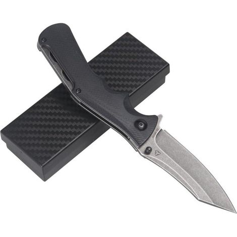 Klappmesser D2 Stahlklinge 3,4 Zoll G10 Griff für Outdoor Camping EDC