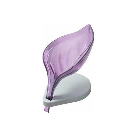 2 Piece Soap Dish, Foil Soap Dish, Drain Soap Box, Suction Cup Soap Dish, No Drill Soap Dish Reusable Self Adhesive Soap Dish For Bathroom And Kitchen Purple (1/5)
