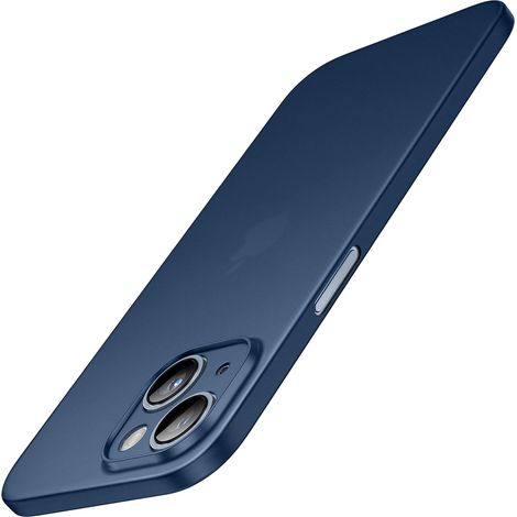 Coque Ultra Fine pour 14, Bleu Protection de l'Objectif Caméra, Léger, Finition Mat, Étui Housse en PP Dur Minimaliste, Recharge sans Fil (1/5)
