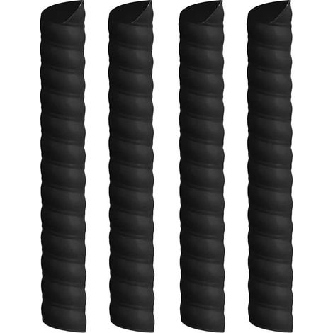 Lot de 4 protections de tronc d'arbre en spirales pour plantes contre les rongeurs, les cerfs, les tondeuses, les outils de jardinage, accessoires de pépinière, matériaux d'aménagement paysager(5cm40c (1/5)