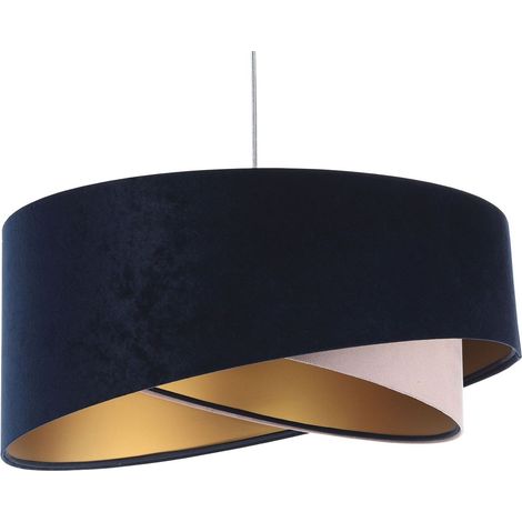 Suspension galaxy asymetric - Noir, rose, or