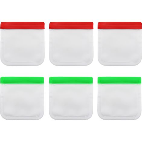 Sac De Congélation - Réutilisable - Étanche - Pour Viande Fruits Légumes - 10 Pièces (1/5)