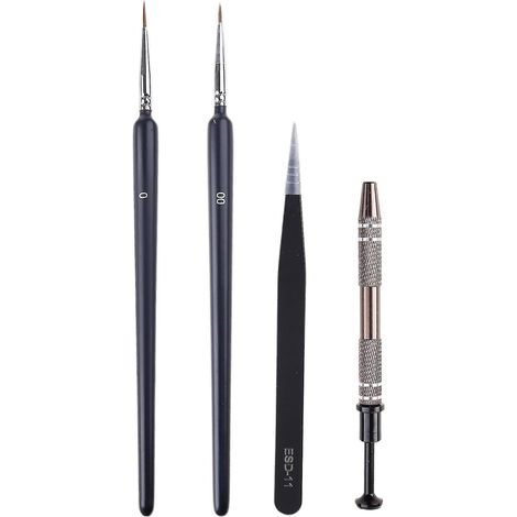 Kits de 4 outils de lubrification en plastique - Cadeaux parfaits pour les passionnés de claviers mécaniques (1/4)