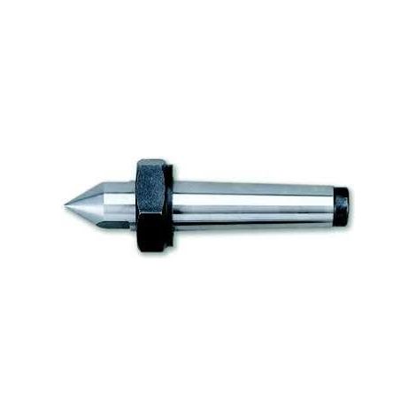 Röhm Puntas de centrado fijas, Cono Morse 6, similar a DIN 807, punta completa con tuerca de expulsión - 005426