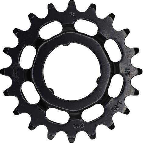 Pignon Large De Vélo 20 Dents - Compatible Transmission Shimano - Kmc