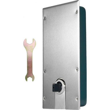 Hydraulischer Schließmechanismus für Glastüren, universeller Stahl-Bodenschließer, integrierter Dämpfer, robuster Bodendrehpunkt (1/5)