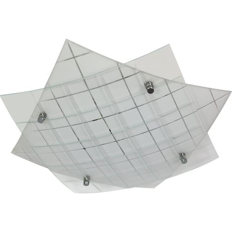 Plafoniera LED Candellux Dublos bianca 31cm 9W 6200K (1/2)