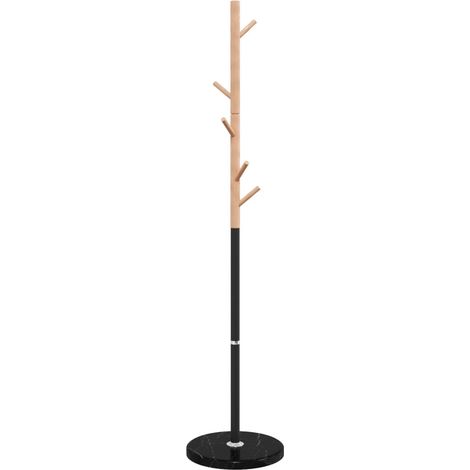 vidaXL Coat Stand Black 172 cm Powder-coated Iron
