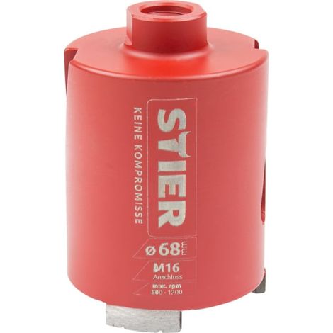 Couronne à sec STIER, universelle, fente latérale / M16 68 mm (1/4)