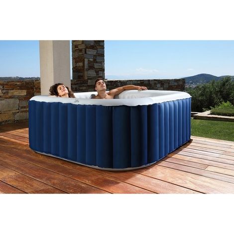 Bagno Italia Minipiscina gonfiabile idromassaggio 158 cm auto gonfiante 4 posti 108 getti spa relax giardino Mspa (1/4)