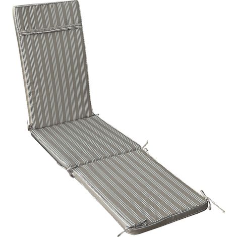 STRAND - cuscino sdraio con doppia cucitura idrorepellente a righe