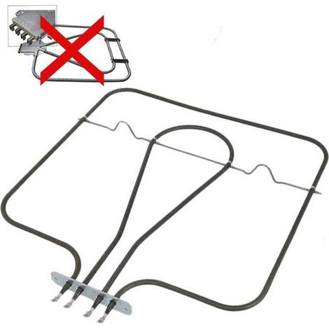 Résistance inférieure 1500W (223328-40880) (41020672) Four, cuisinière CANDY, SIEMENS, BOSCH, ROSIERES, HOOVER, IBERNA, NEFF