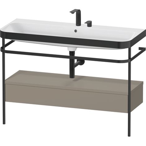 Duravit Happy D.2 Plus c-bonded Set avec console métallique et