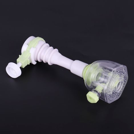 Grüne Küchenarmatur 13 cm, ausziehbarer Schwenkauslauf, Spritzschutz, sparsamer Wasserhahn mit verstellbarem Strahl, wassersparend für Spülbecken, praktischer Sprühkopf. (1/5)