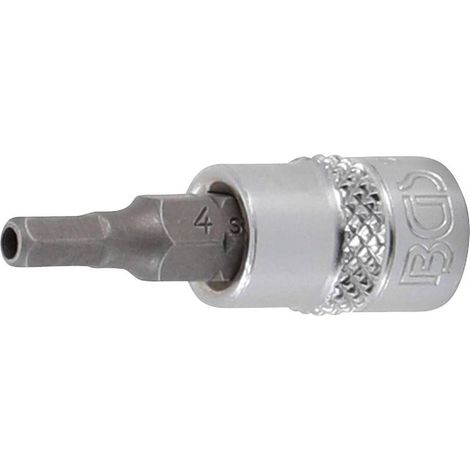Douille à Embouts 1/4 - Empreinte Carré Femelle 6,3 mm, Six Pans Femelle D.4 mm - Précision et Robustesse - D-Work