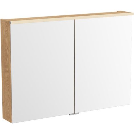 VITRA 67147 Armoire de toilette miroir LED New Metropole Edge