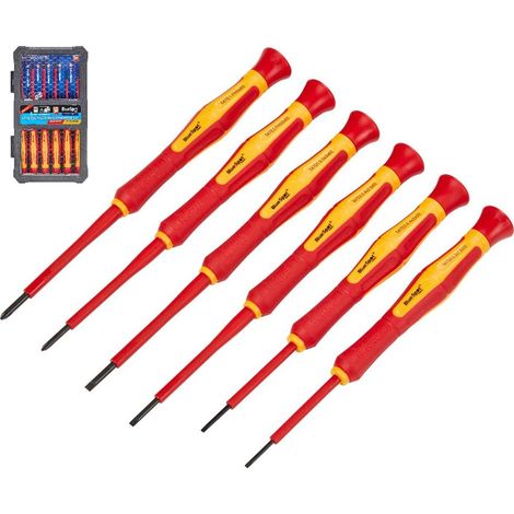Bluespot VDE Precision Screwdriver Set 6pc Insulated Electricians 12628