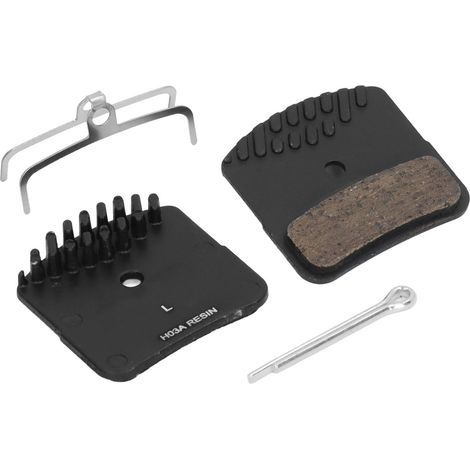 5 Paires de Plaquettes de Frein à Disque Semi-Métalliques Noires pour VTT - Accessoire Vélo (DS-01S) (1/5)