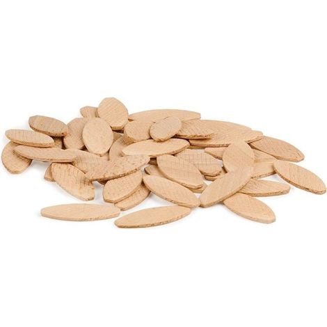 Ecleanfy - Lamelle d'Assemblage Type Lamello Taille 20 100 pièces Biscuits connecteurs en Bois pour Menuiserie et Travaux de Bricolage (1/3)