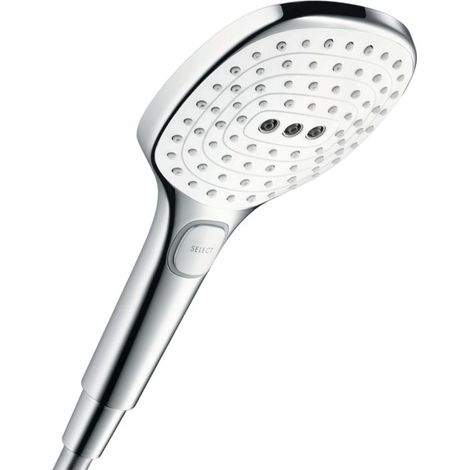 Hansgrohe Raindance Select E - Duschkopf 120 3jet, weiß / verchromt 26520400 (1/5)