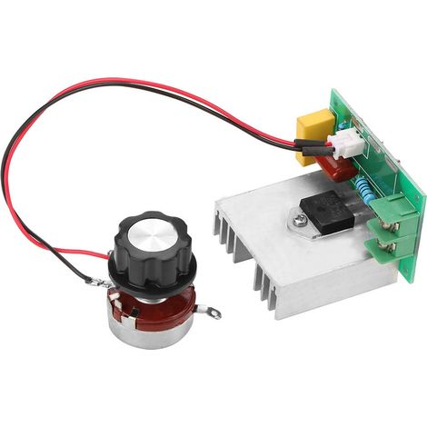 Variateur de vitesse pour moteur CA 0-220 V 4000 W 40 A, régulateur de tension, variateur de LED (1/5)