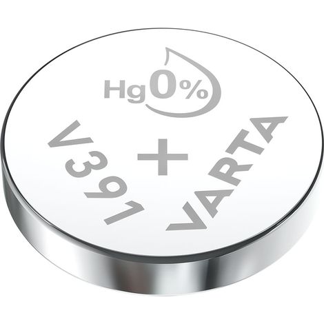 Pila de botón sr55 - v391 Varta 42 mah blíster 1 unid ø11.6x5.4mm