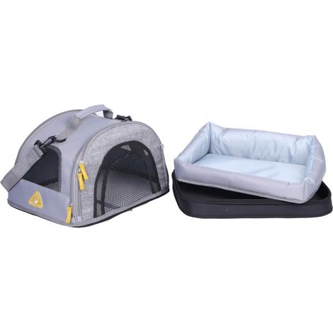 Trasportino per cani e gatti casetta & cuscino 3 in 1 max 6 kg transformer sunda