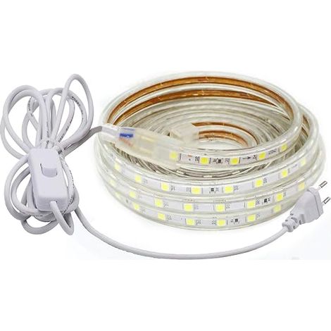 LED Strip Waterproof 220V 5050 IP65 Warm White 12 m (1/5)