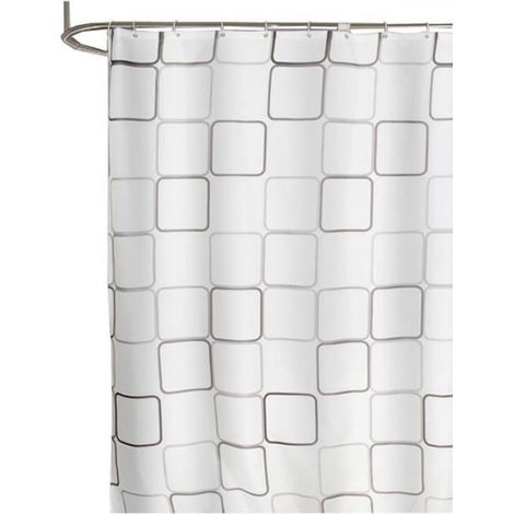 Rideau de douche - PEVA - 3D Imperméable - Résistant à la moisissure - Écologique