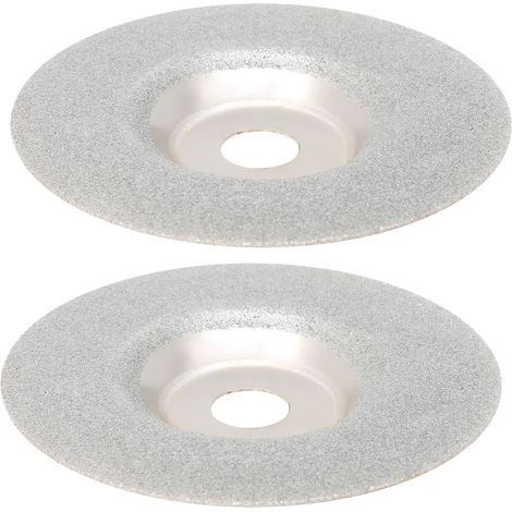 2 disques diamant 100 mm pour coupe verre, marbre, céramique - Lame scie circulaire diamantée