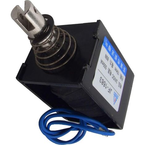 DC 24V Course 10mm Force 80N Offener Rahmen Magnetventil Electromagneten