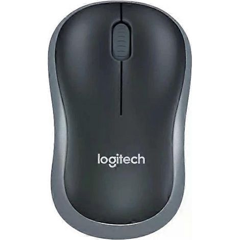 Souris optique sans fil Logitech - 2,4 GHz, 1000 DPI, portée de 10 m, noire (1/3)