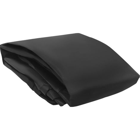 Telo di copertura per tavolo da esterno, impermeabile, resistente e di colore nero. (1/5)