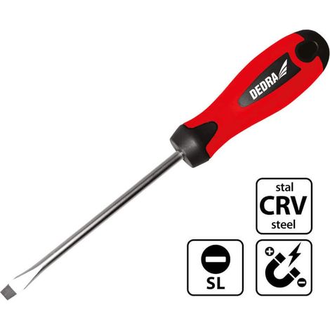 Destornillador Dedra 06a008 punta magnética 150 mm