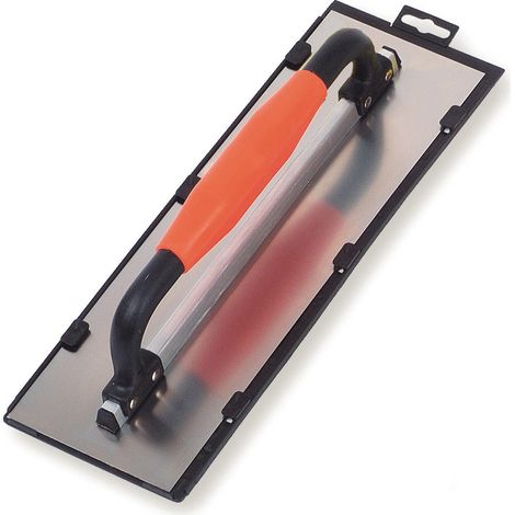 Platoir inox trempé courbe 0,6 mm à 2 mains fermées – Facilite le chargement et la finition – Poignées plastiques ergonomiques