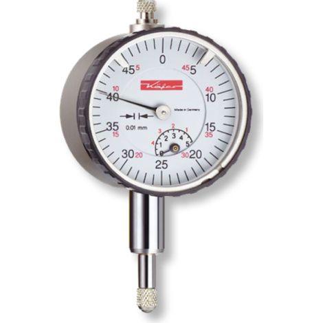 Klein-Messuhren DIN 878 Metallgehäuse mit Stoßschutz 5/0,01 mm Ø40 mm