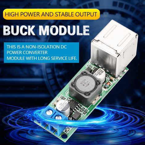 DC-DC-Abwärtswandler 6-35V auf 5V 3A Abwärts-Netzteilmodul mit zwei USB-Anschlüssen (1/5)