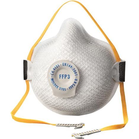 Moldex 3705 FFP3 R D Respiratory Mask with Climate Valve – Pack of 8