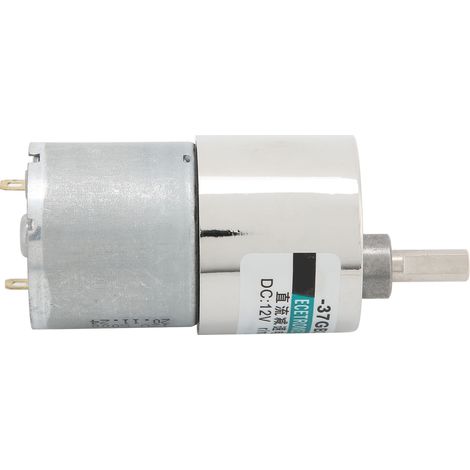 Langsam laufender, drehmomentstarker Permanentmagnet-Gleichstrom-Getriebemotor 12V XD-37GB3530 + Halterung + 10-U/min-Drehzahlregler (1/5)