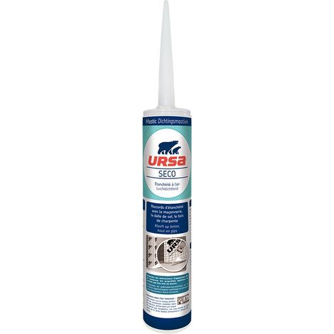 Ursa – Mastic polymère 310 ml – Étanchéité maçonnerie, bois et dalle – Prise rapide, application facile – Adhérence durable et élastique
