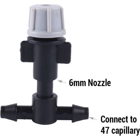 Buse De Brumisation - 31 X 41 Mm - Pour Systeme D Irrigation Par Brouillard - Jardin Serre Terrasse Balcon - 50 Unites (1/5)