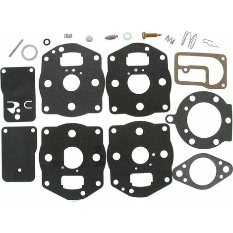 Kit Réparation Carburateur Adaptable Pour Moteur Briggs & Stratton Modèles 400400 à 422700 (16 & 18 Ch., Twin). Remplace Origine (1/3)