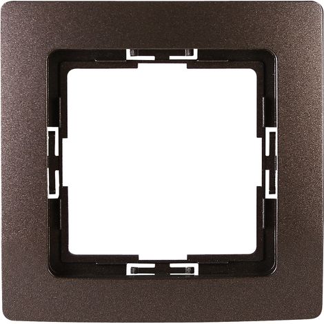 Kopp - PARIS – Abdeckrahmen 1-fach, Farbe: palisander, 10-Stück - 402026011 (1/3)